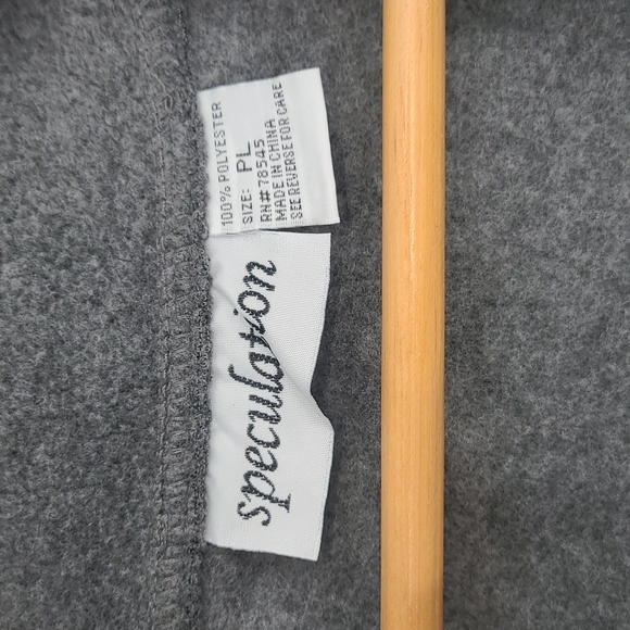 Gray Fleece Zip-Up Vest - Picture 5 of 5